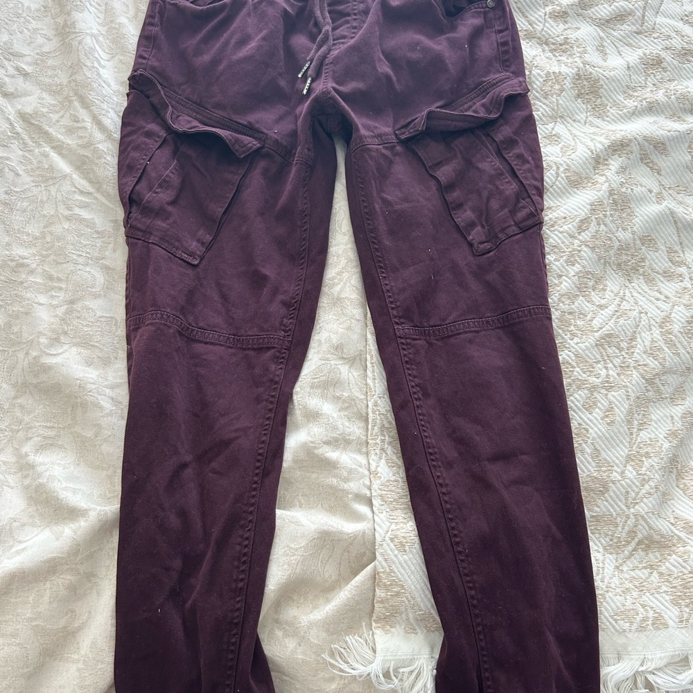 Men’s Dark Purple Cargo Pants size 32